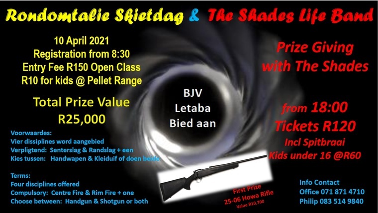 Letaba Rondomtalie Skietdag 19 April 2021 