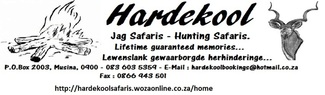 Hardekool Jag Safaries 